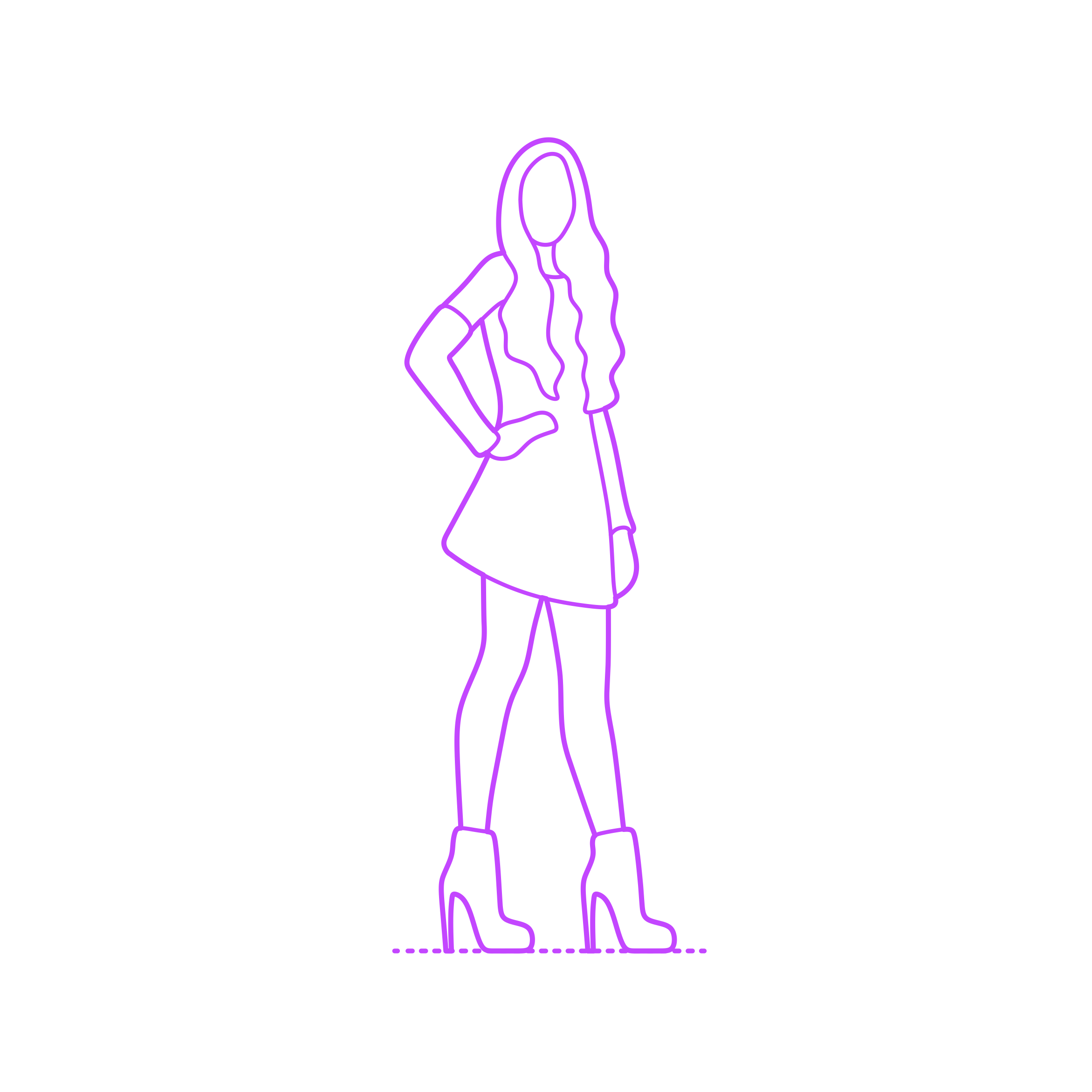 Pop Culture Fashion Models Naomi Campbell Outline Svg File Free Vectors